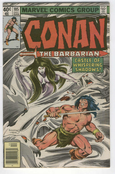 Conan The  Barbarian #105 Castle Of Whispering Shadows! Bronze Age FN