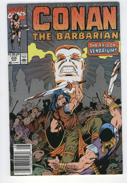 Conan The Barbarian #235 Raid On Venarium News Stand Variant VF