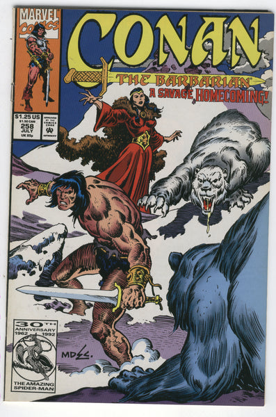 Conan The Barbarian #258 Homecoming HTF Later Issue VGFN