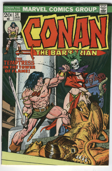 Conan The Barbarian #34 The Temptress! Bronze Age Classic FVF