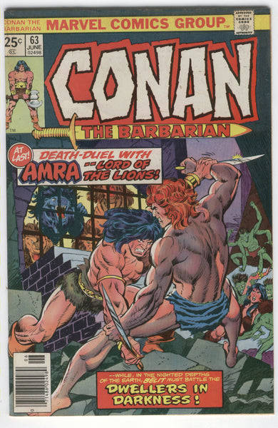 Conan The Barbarian #63 vs. Amra! Bronze Age Classic VGFN