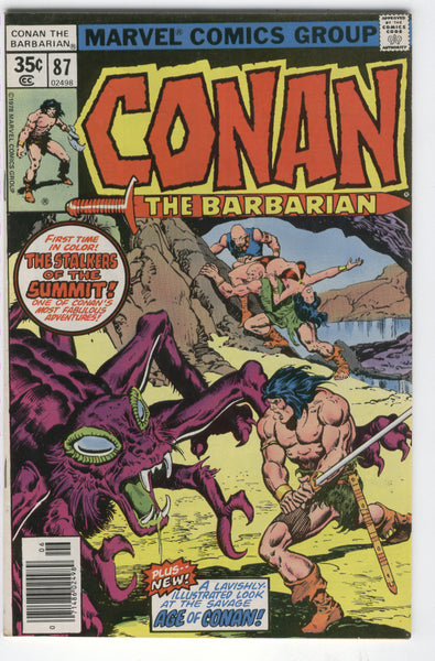 Conan The Barbarian #87 Stalkers Of The Summit Bronze Age FVF