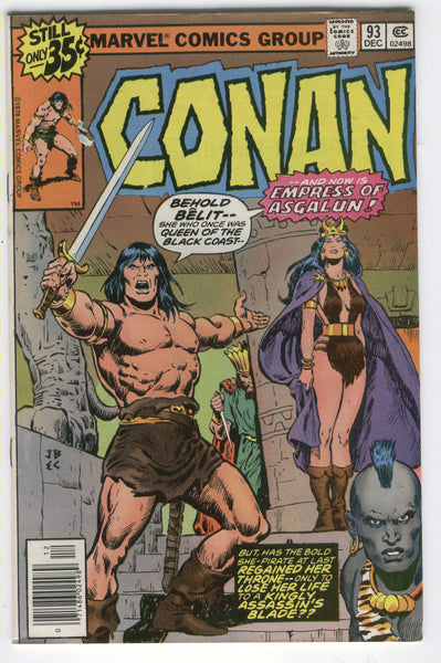 Conan The Barbarian #93 Belit - Empress Of Asgalun Bronze Age Classic FVF