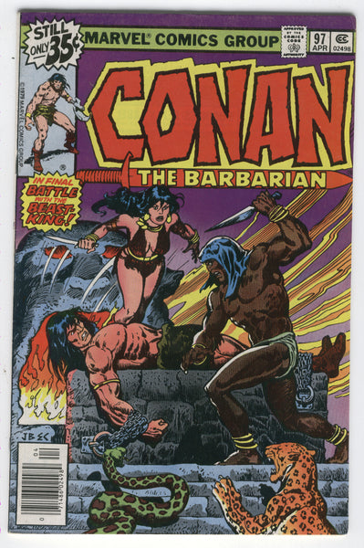 Conan The Barbarian #97 Battle With The Beast-King! Bronze Age FVF