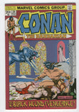 Conan The Barbarian #20 The Black Hound Of Vengeance Bronze Age Barry Smith Key FVF