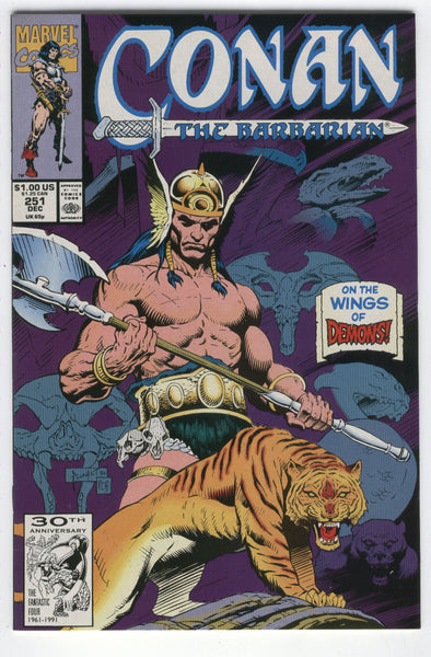 Conan The Barbarian #251 On The Wings Of Demeons VF