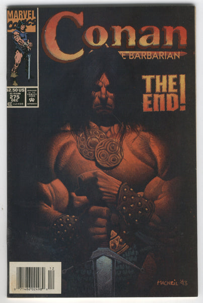 Conan The Barbarian #275 HTF Last Issue News Stand Variant FVF