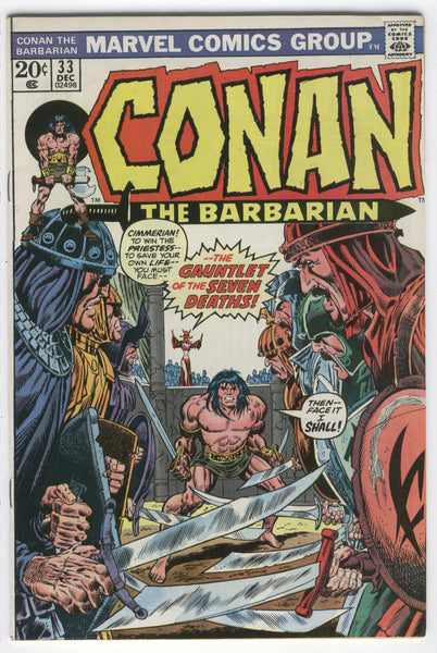 Conan The Barbarian #33 Red Sonja & The Gauntlet Of Seven Deaths! FN