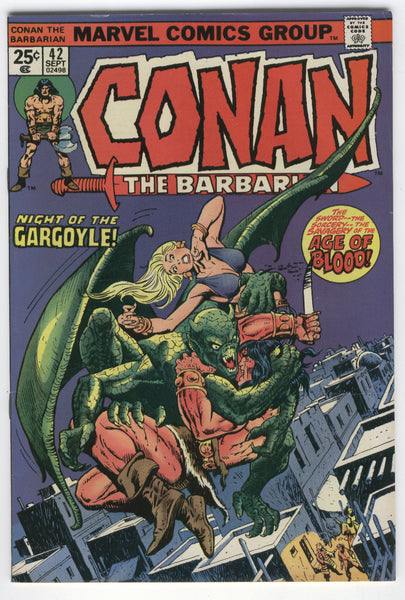 Conan The Barbarian #42 Night Of The Gargoyle Bronze Age Classic FVF