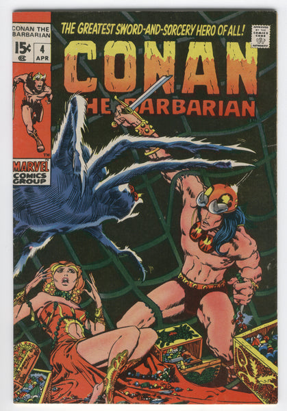 Conan The Barbarian #4 The Tower Of The Elephant Barry Smith Key VG