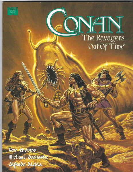 Marvel Graphic Novel Conan: The Ravagers Out Of Time HTF FN