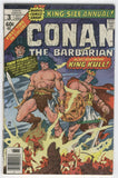 Conan The Barbarian Annual #3 King Kull Bronze Age Key FVF