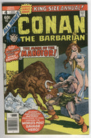 Conan The Barbarian Annual #4 The Mark Of The Manotor Bronze Age Key VF