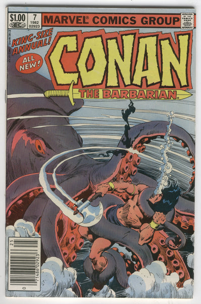 Conan The Barbarian Annual #7 News Stand Variant FN