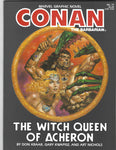 Marvel Graphic Novel #19 Conan The Barbarian The Witch Queen Of Acheron HTF VF