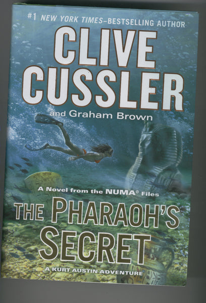 Clive Cussler The Pharaoh's Secret Hardcover w/ DJ VFNM First Printing