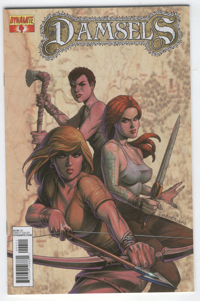 Damsels #4 Dynamite Entertainment Linsner Cover VF