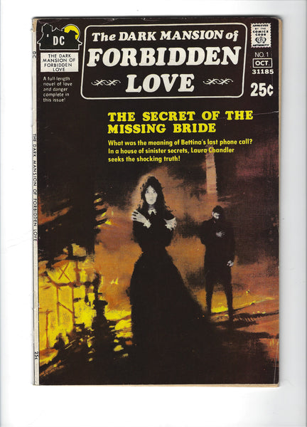 Dark Mansion Of Forbidden Love #1 HTF Bronze Age Horror Key VG