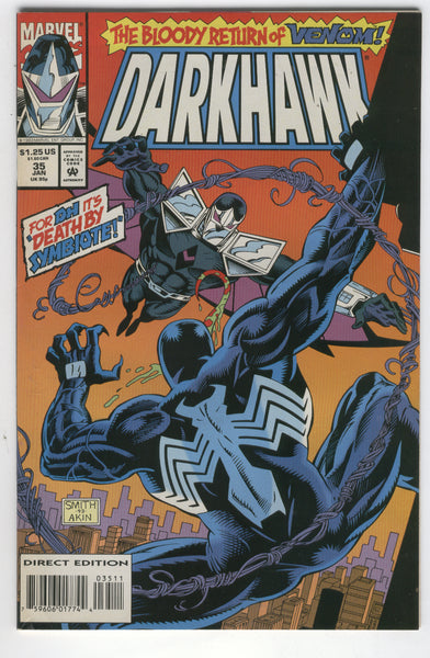 Darkhawk #35 Venom! VF