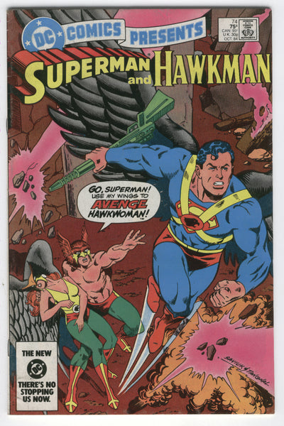 DC Comics Presents #74 Hawkwoman Dead? VGFN