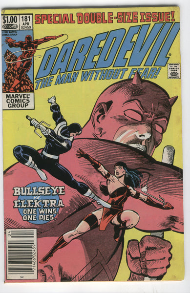 Daredevil 181 Death Of Elektra News Stand Variant FN