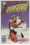 Daredevil #182 Frank Miller Elektra News Stand Variant FN