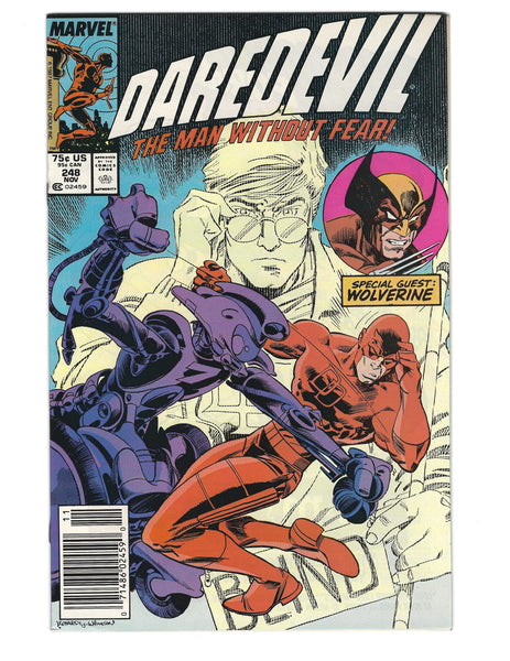 Daredevil #248 Wolverine! News Stand Variant! VF-