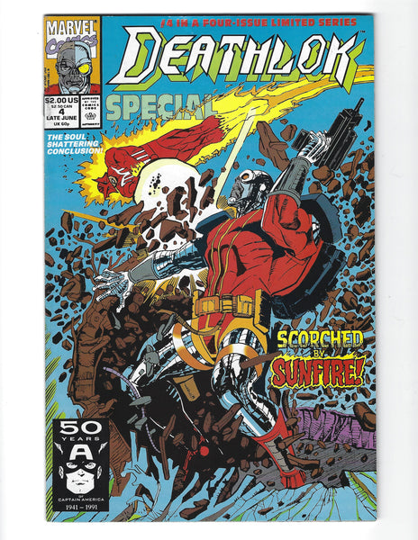 Deathlok Special #4 Scorched By Sunfire! FVF