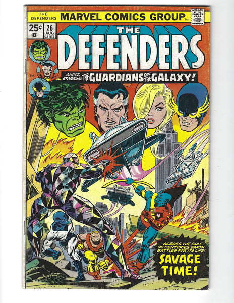 Defenders #26 Guardians Of The Galaxy! Bronze Age VGFN