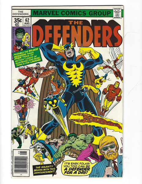 Defenders #62 Defender For A Day! Bronze Age FVF
