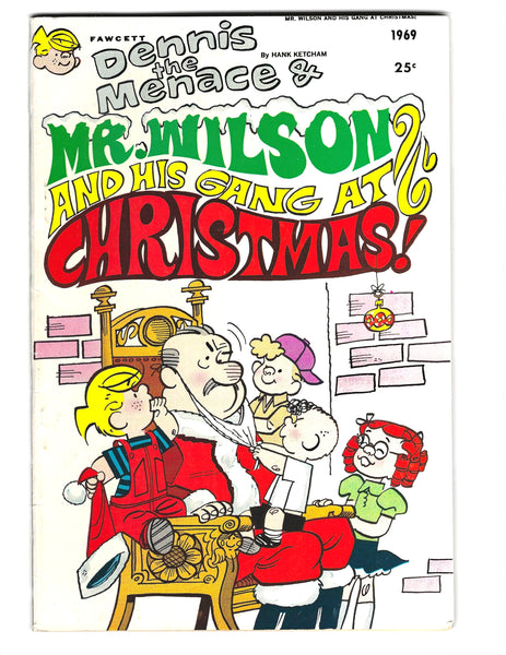 Dennis The Menace And Mr. Wilson and His Gang At Christmas 1969 Special Giant Size HTF!