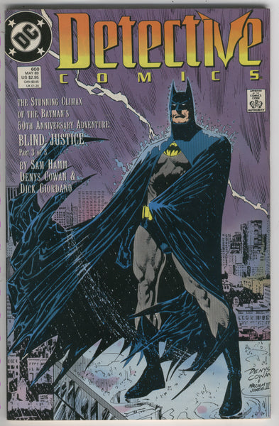 Detective Comics #600 Blind Justice! Giant Anniversary Issue VF