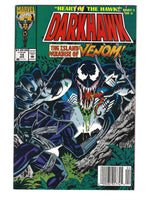 Darkhawk #14 Venom! Newsstand Variant! VF