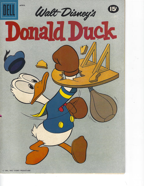 Walt Disney's Donald Duck #76 HTF Early Silver Age Dell FN