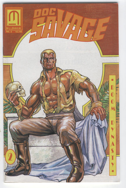 Doc Savage The Man Of Bronze: Doom Dynasty #2 Millenium Comics HTF Indy FVF