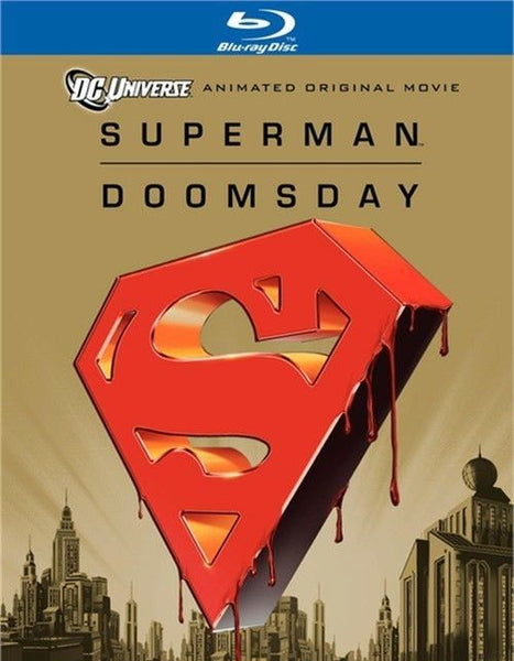 Superman Doomsday Blu-Ray with slipcase excellent movie!