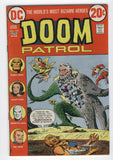 Doom Patrol #123 Menace Of The Turnabout Heroes Bronze Age Classic FN