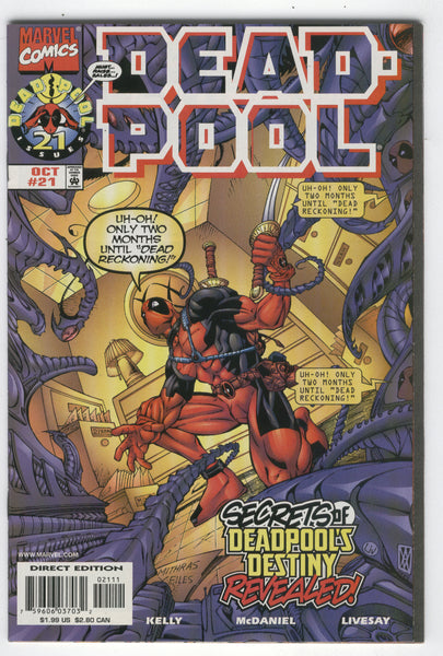 Deadpool #21 The Secrets Revealed! VFNM