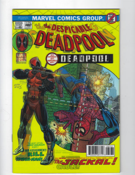 Despicable Deadpool #289 Fancy Lenticular Variant ASM 129 Homage Cover NM