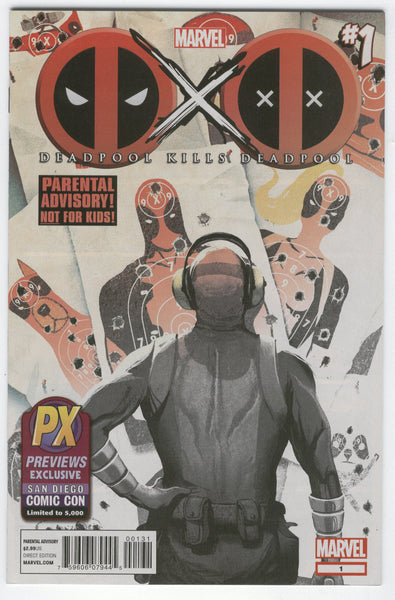 Deadpool Kills Deadpool #1 PX Previews San Diego Exclusive Variant Limited to 5000 NM