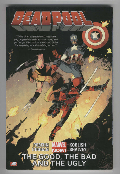 Deadpool The Good, The Bad And The Ugly TPB Captain America Wolverine VF