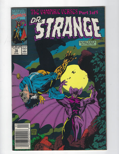 Doctor Strange Sorcerer Supreme #16 The Vampiric Verses! Newsstand Variant! VF