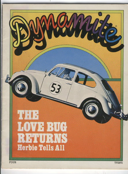 Dynamite Magazine #4 Herbie The Love Bug 1974 VG