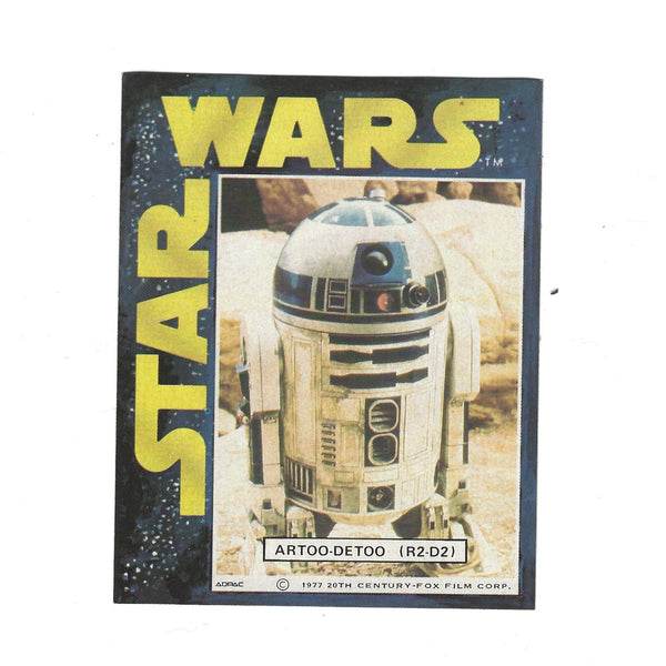 Star Wars Vintage 1977 Adpac General Mills Cereal Promotional Sticker Art00-Detoo (R2-D2) HTF