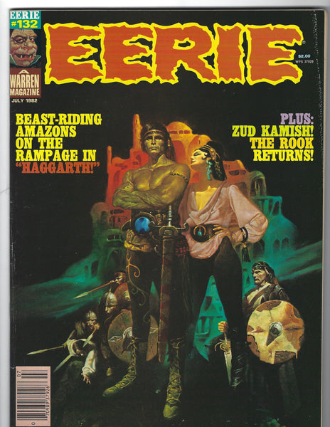Eerie #132 Beast Riding Amazons! Warren Horror Magazine FVF
