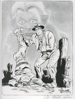 Will Eisner Signed & Numbered Spirit Print #124 of 250 Excellent Condition