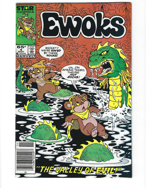 Star Wars Ewoks #4 Star Comics (Marvel) News Stand Variant FN