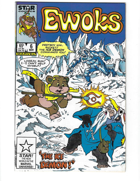 Star Wars Ewoks #6 Star Comics (Marvel) FN