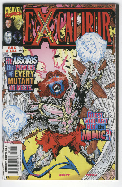 Excalibur #123 The Mimic! HTF Later Issue VFNM