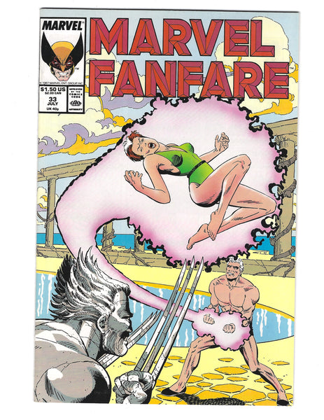 Marvel Fanfare #33 Magneto and Rogue! VFNM